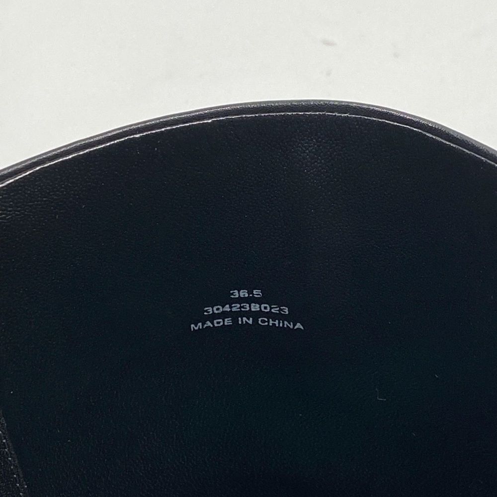 Alexander Wang Delphine brand-embossed leather heeled knee-high boots size 36.5 - Picture 11 of 15